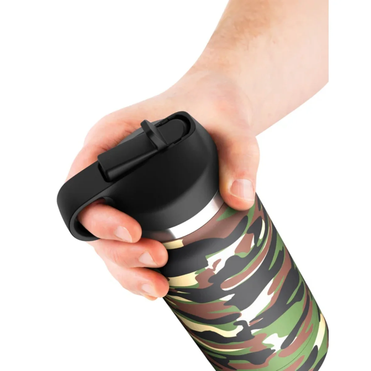 PDX Plus Fap Flask Happy Camper Bottle Masturbator Camouflage - Image 4