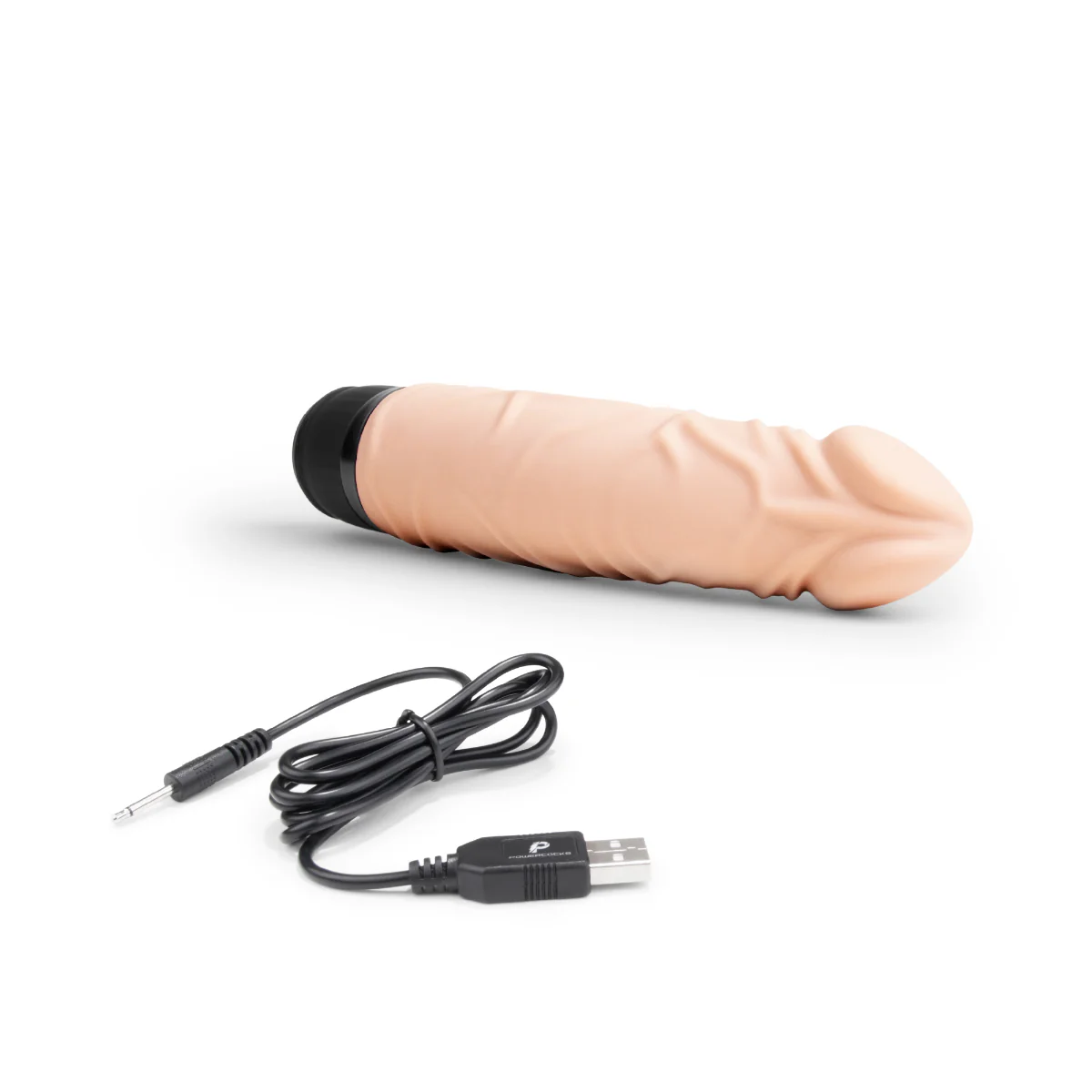 Powercocks Realistic Vibrator Pink 6.5 Inch - Image 5