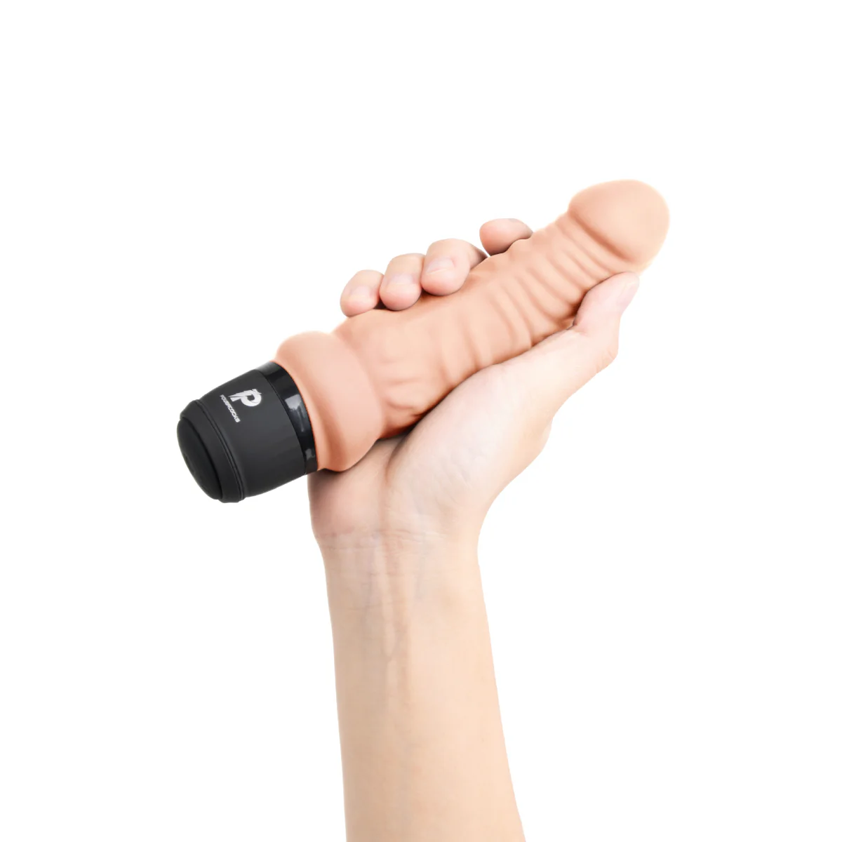 Powercocks Realistic Vibrator Pink 6 Inch - Image 4
