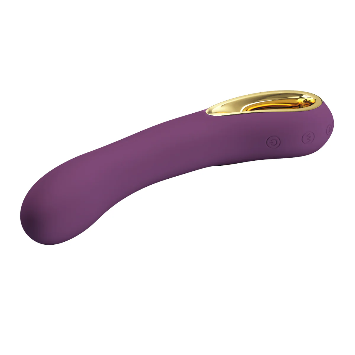 Pretty Love Ethan Rechargeable Curved Vibrator Purple - Image 3
