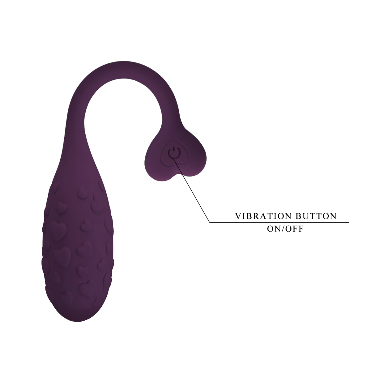 Pretty Love Fisherman Vibrating Egg Purple - Image 5