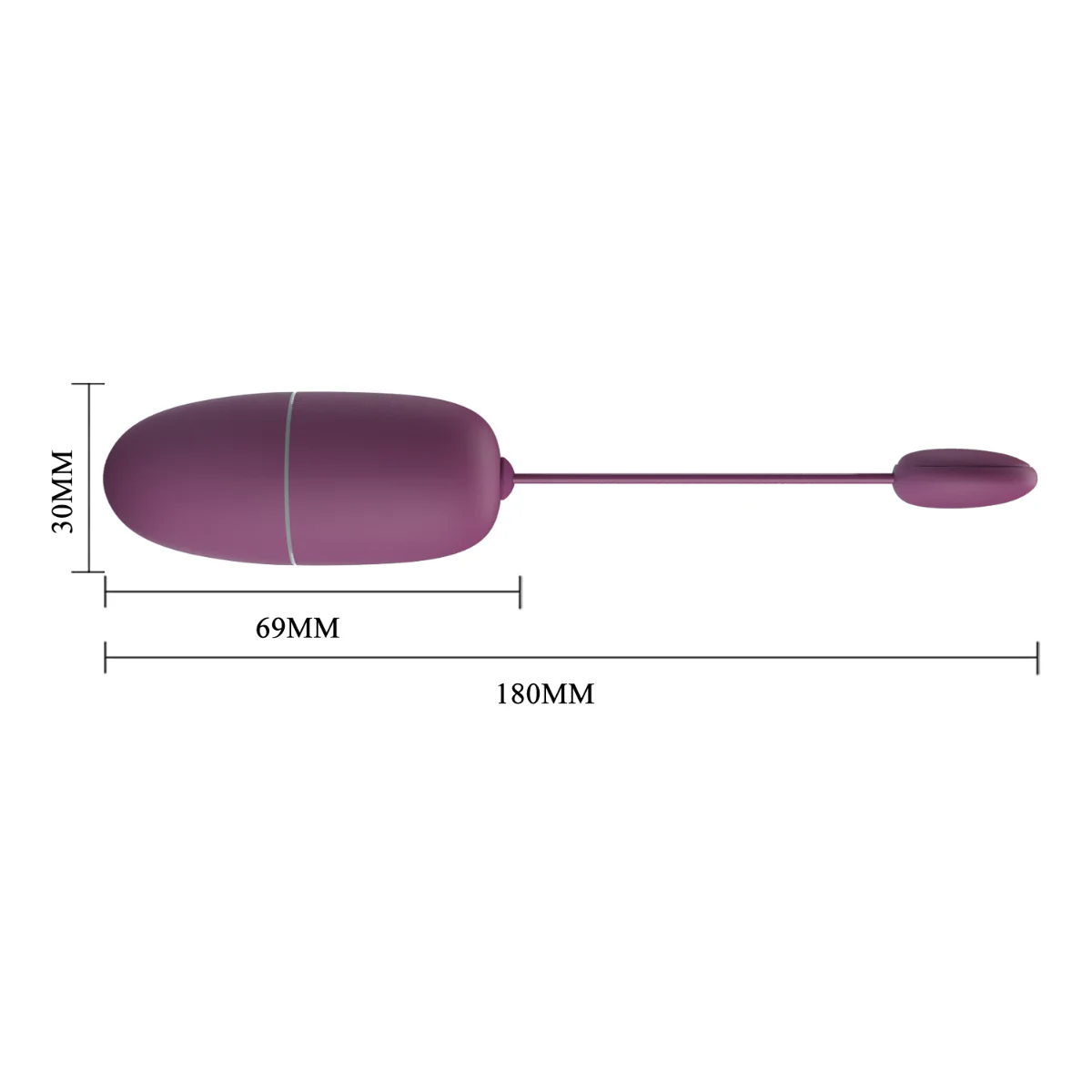 Pretty Love Nymph Vibrating Egg Purple - Image 8