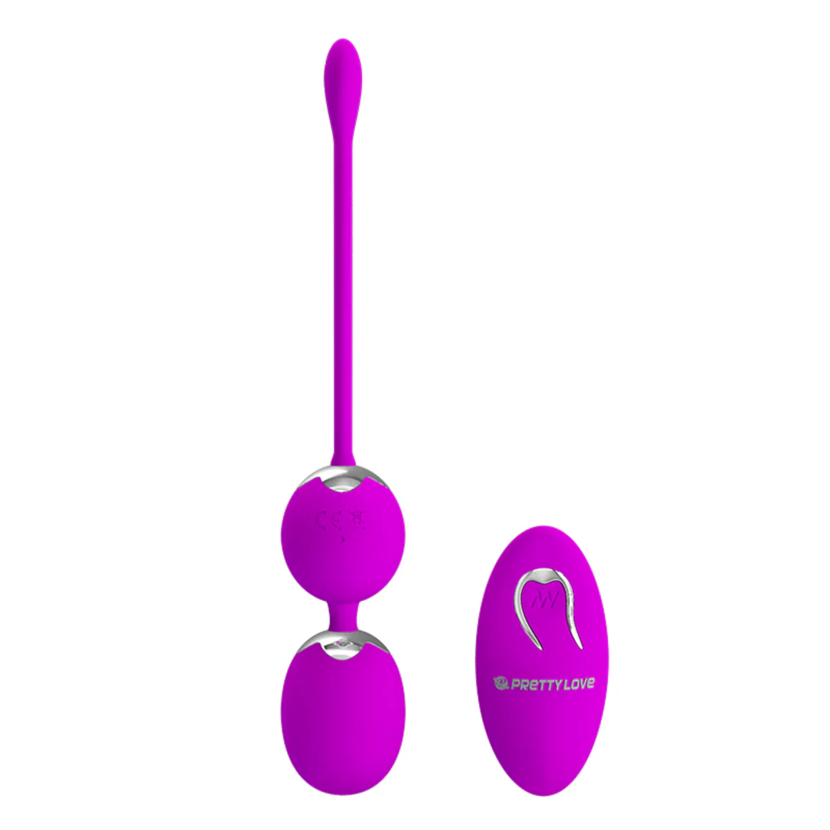 Pretty Love Willie Remote Control Vibrating Kegel Balls Purple - Image 3