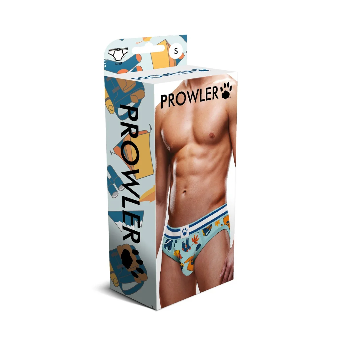 Prowler Autumn Scene Brief Blue White - Image 2