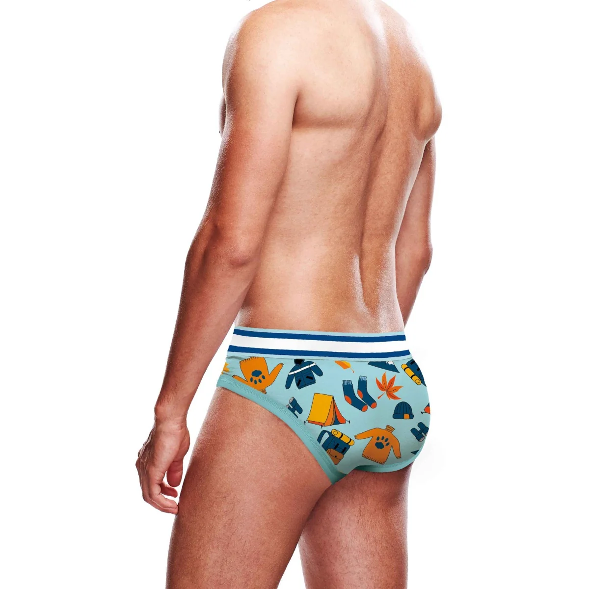Prowler Autumn Scene Brief Blue White - Image 3
