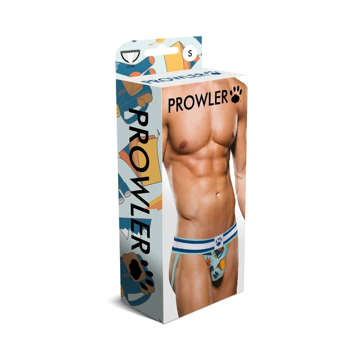 Prowler Autumn Scene Jock Strap Blue White - Image 2