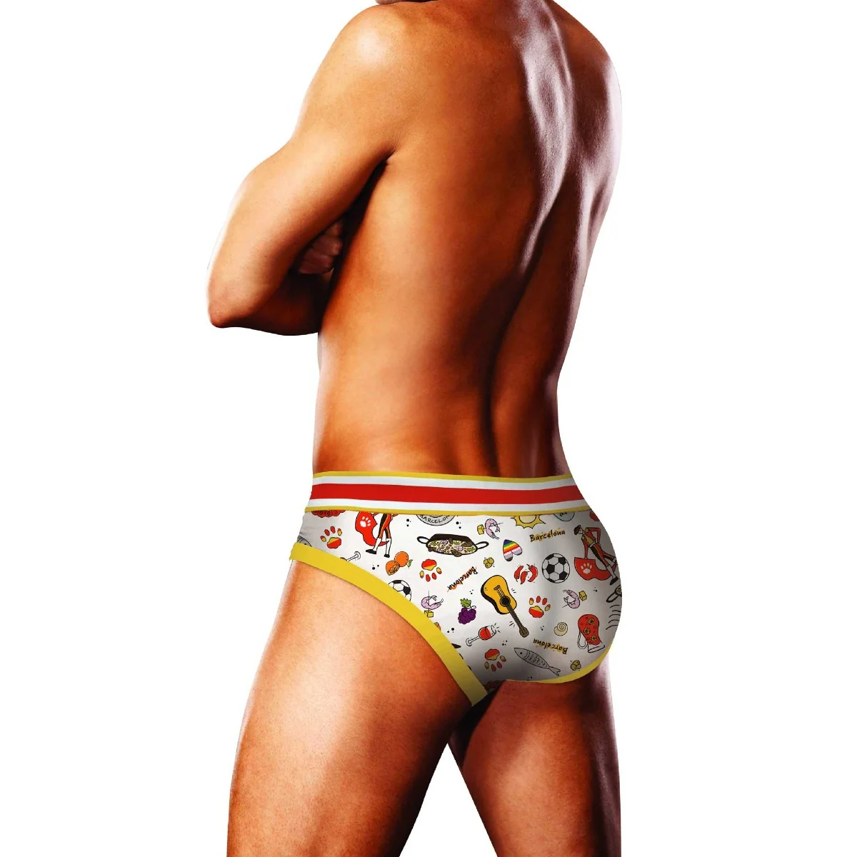 Prowler Barcelona Brief Yellow Red - Image 3