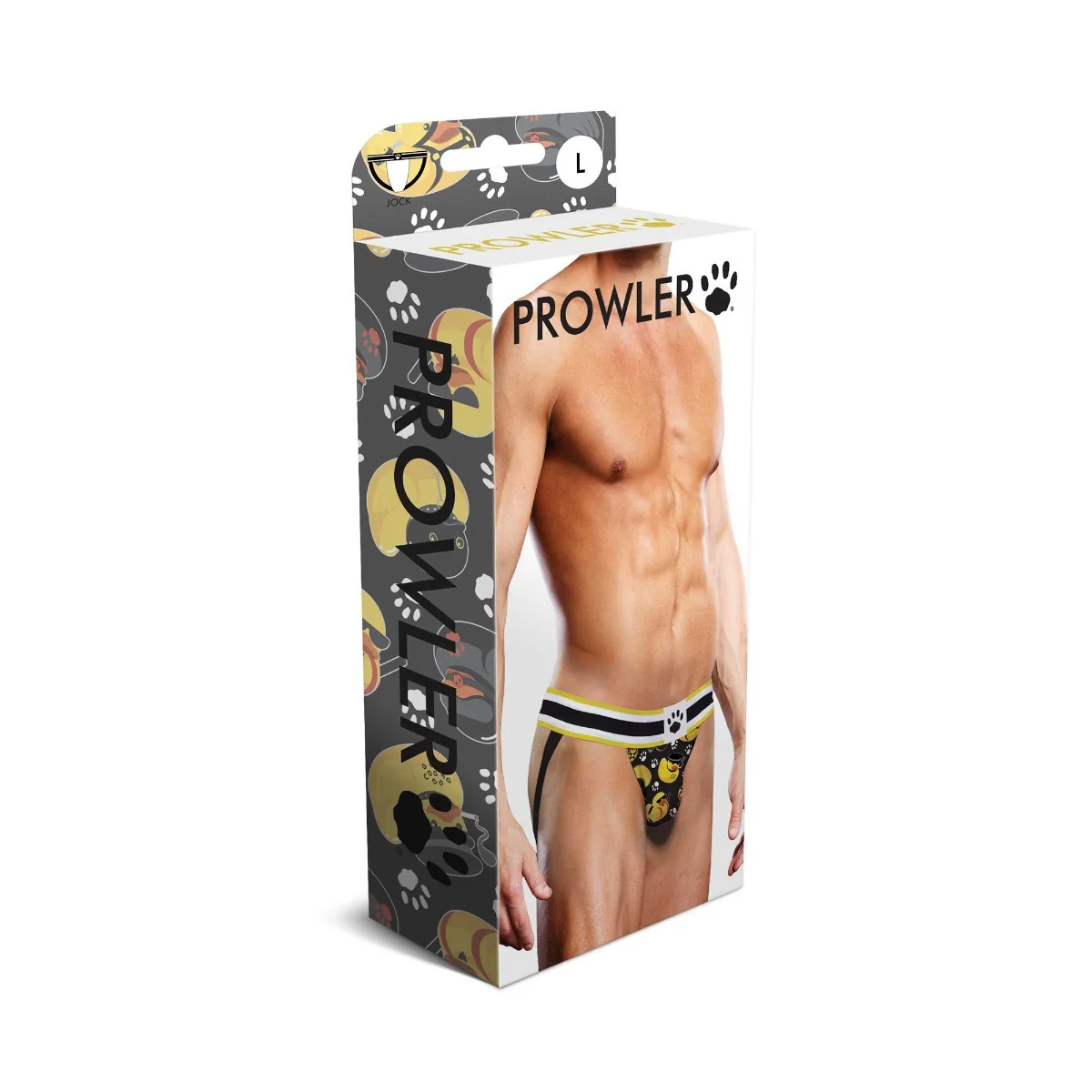 Prowler BDSM Rubber Ducks Jock Strap Black Yellow - Image 2