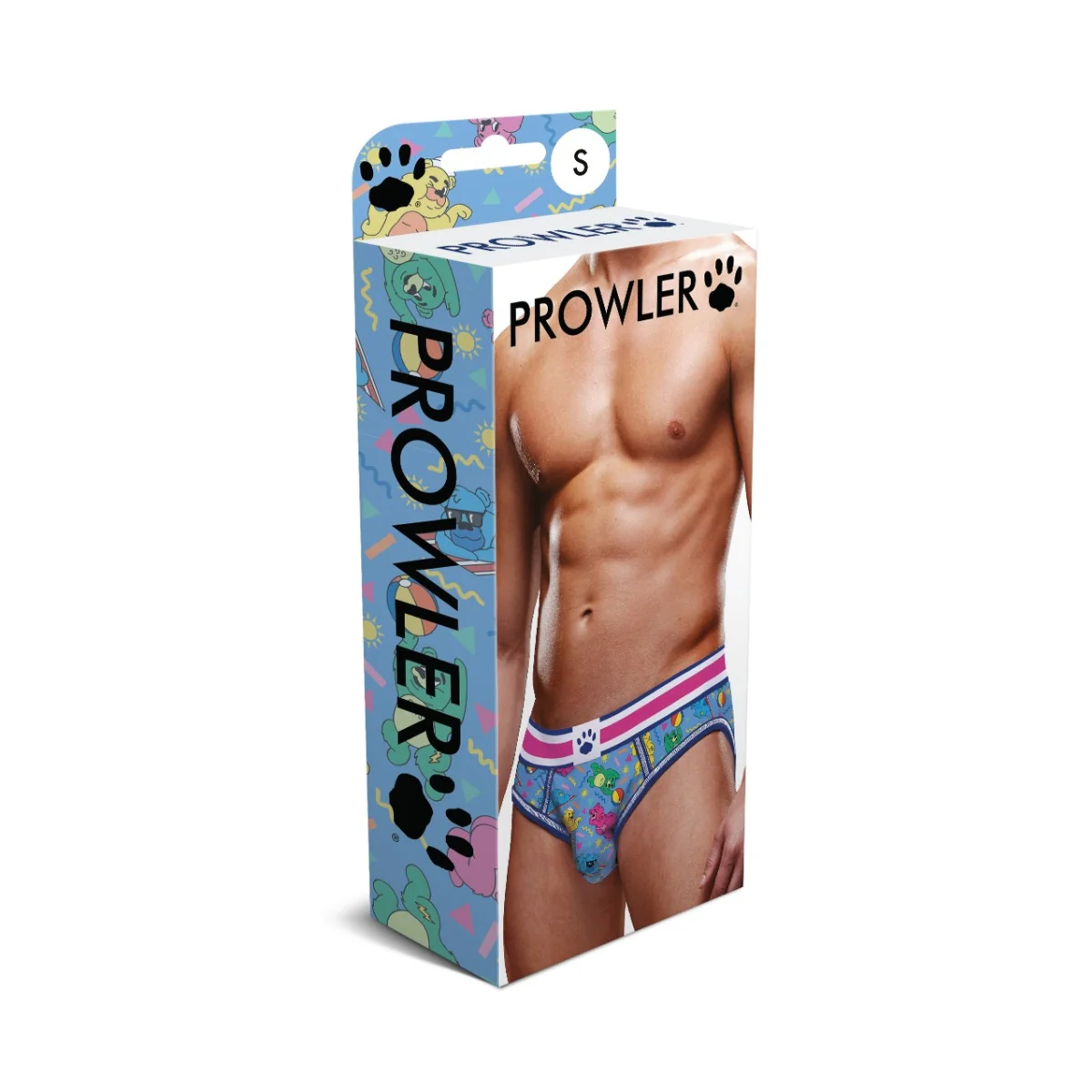 Prowler Beach Bears Brief Blue Pink - Image 2