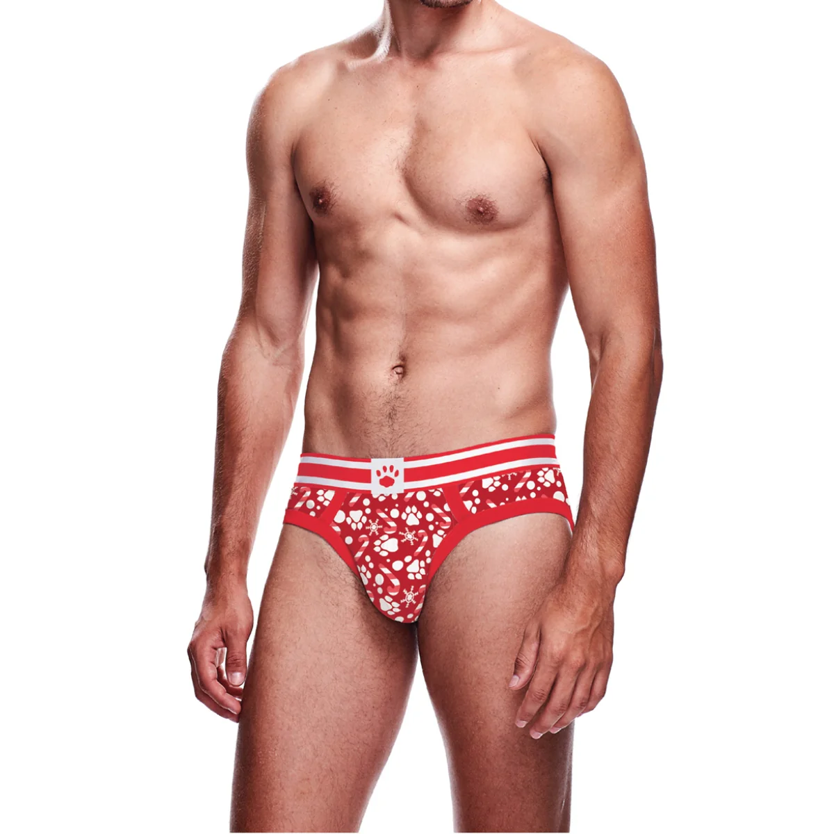 Prowler Christmas Paws Brief Red