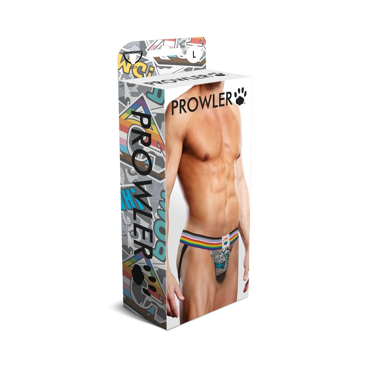 Prowler Comic Book Jock Strap Rainbow - Image 2