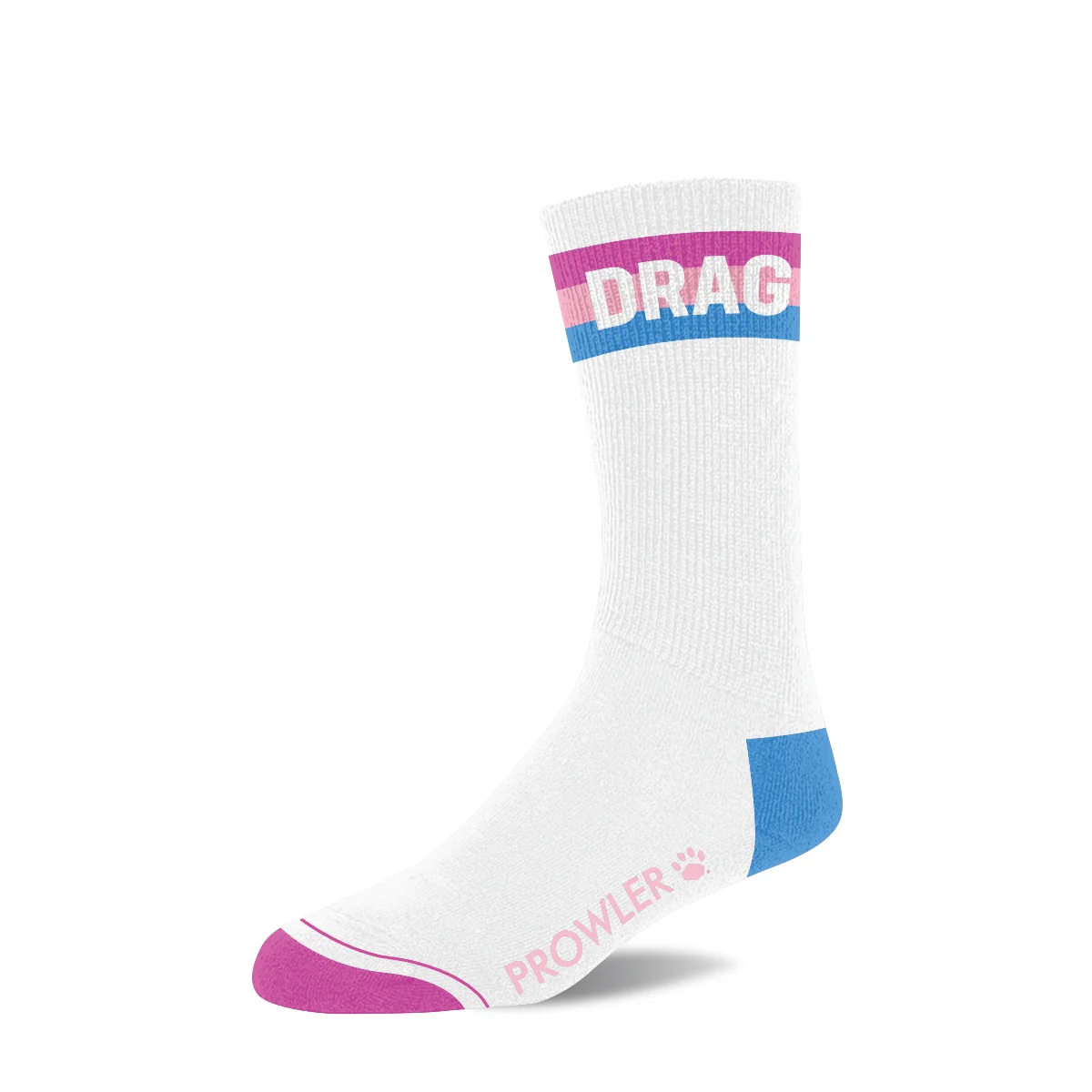 Prowler Drag Socks White Pink Blue - Image 2