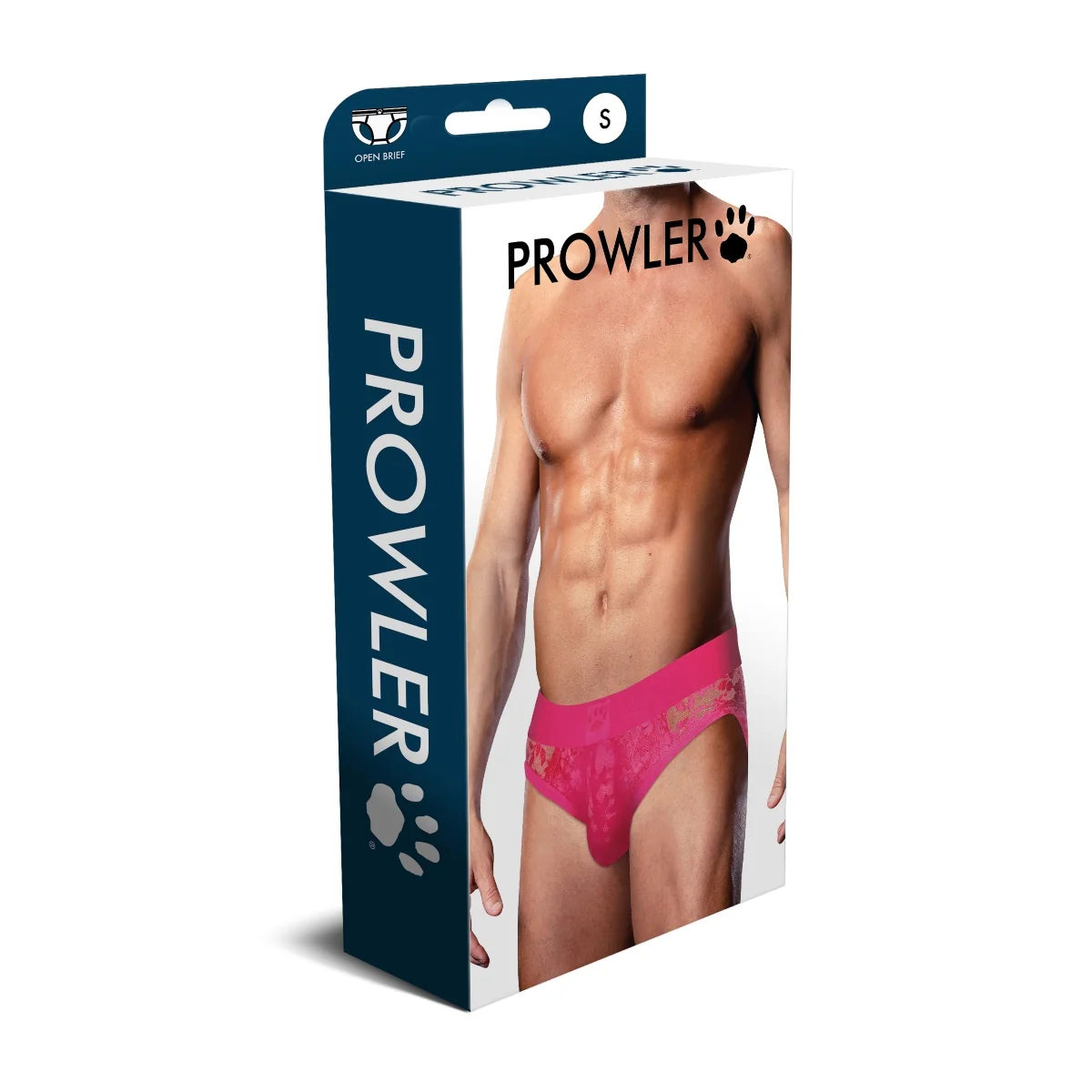 Prowler Lace Backless Brief Pink - Image 2