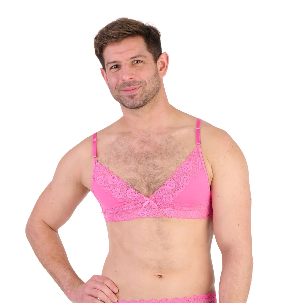 Prowler Lace Bra Pink - Image 5