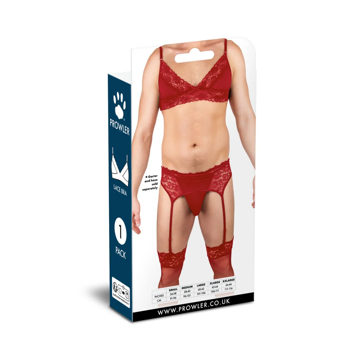 Prowler Lace Bra Red - Image 9
