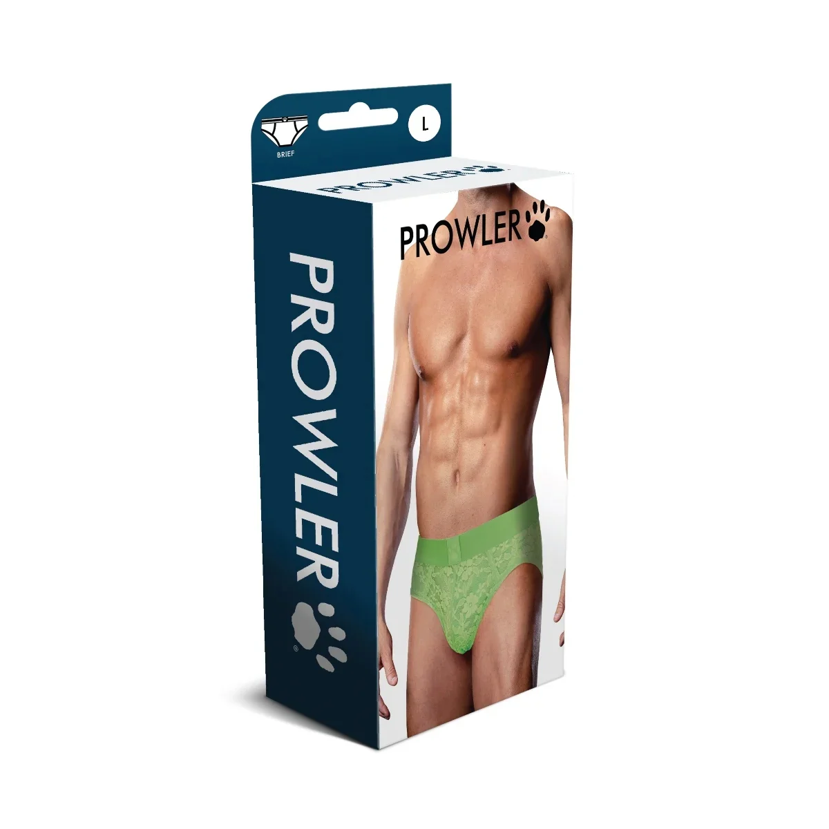 Prowler Lace Brief Neon Green - Image 2