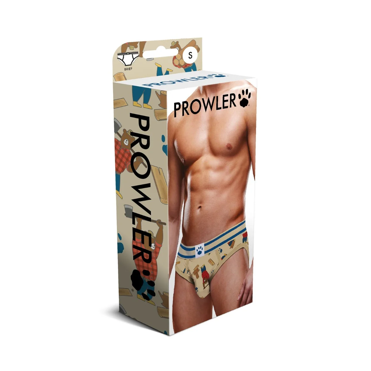 Prowler Lumberbear Brief Beige Blue - Image 2