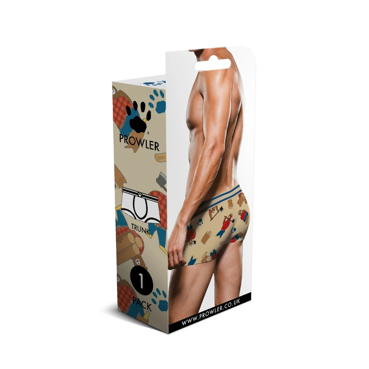 Prowler Lumberbear Trunk Beige Blue - Image 4