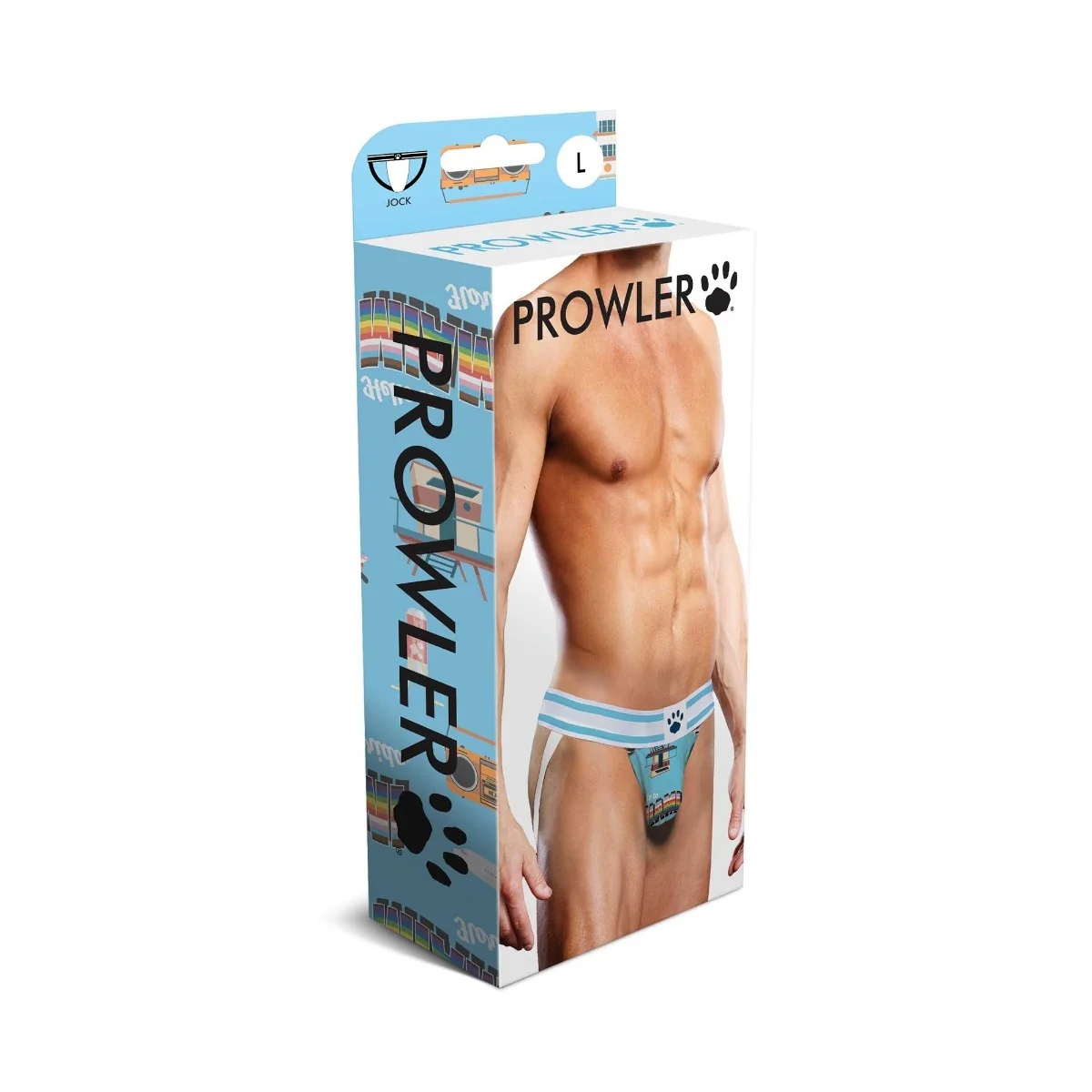 Prowler Miami Jock Strap Blue White - Image 2