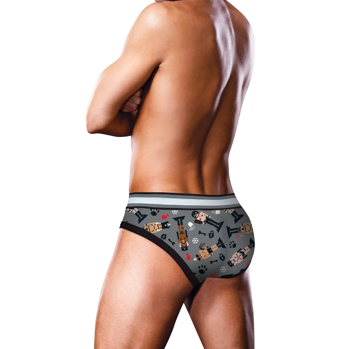 Prowler Nutcracker Brief Black Grey - Image 4