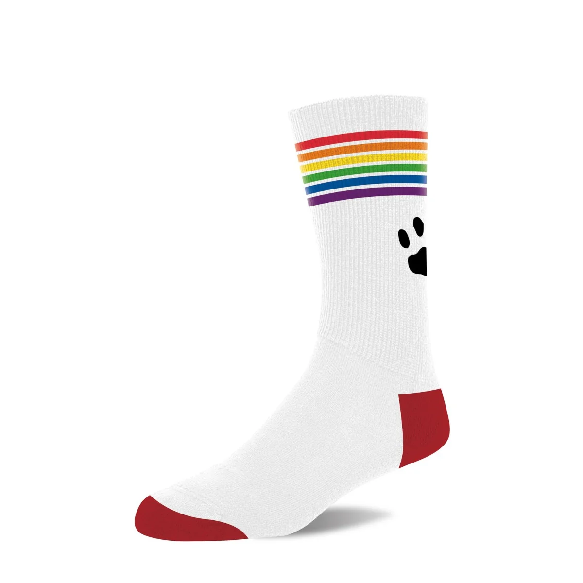 Prowler Pride Socks White Rainbow - Image 3
