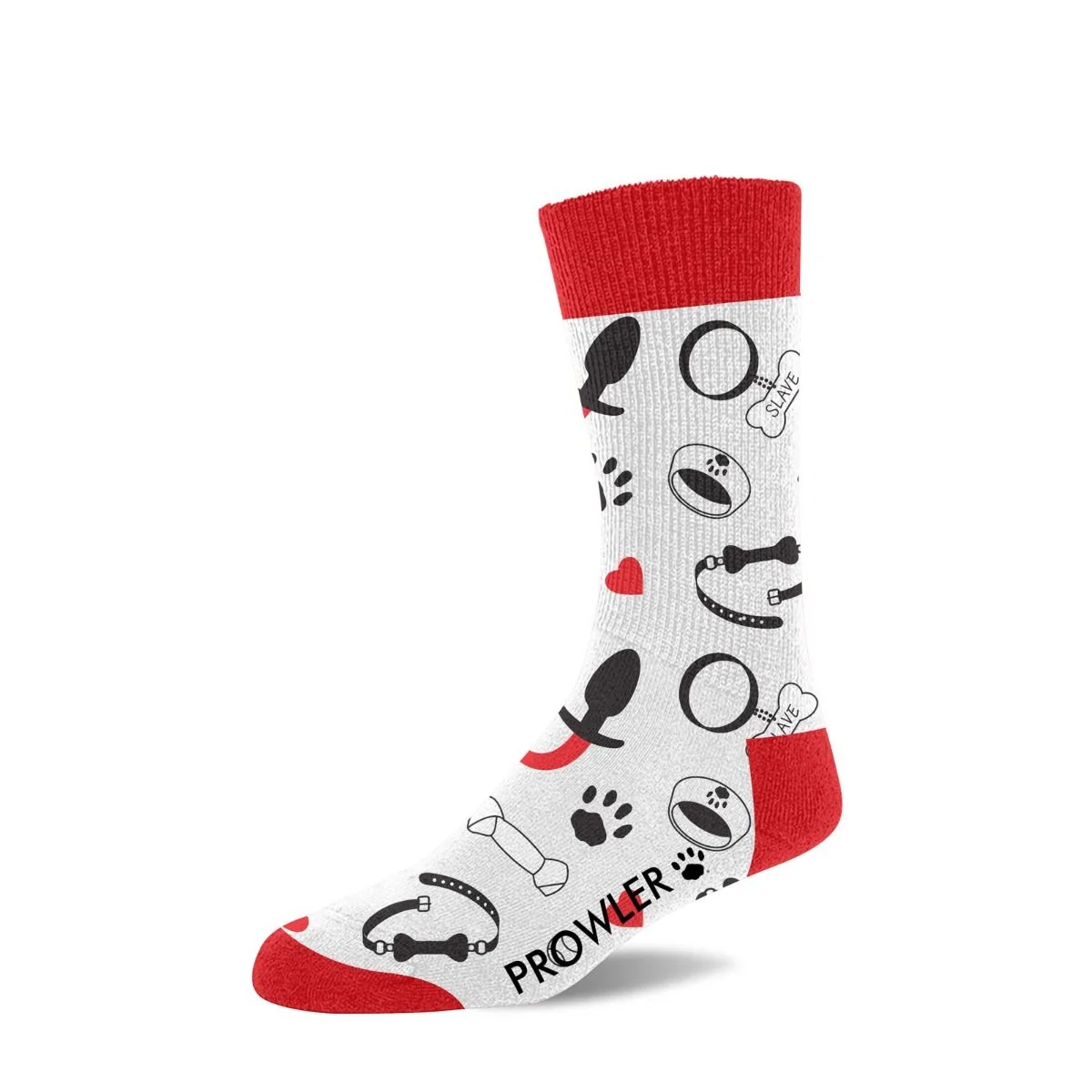 Prowler Puppie Socks Red White - Image 2