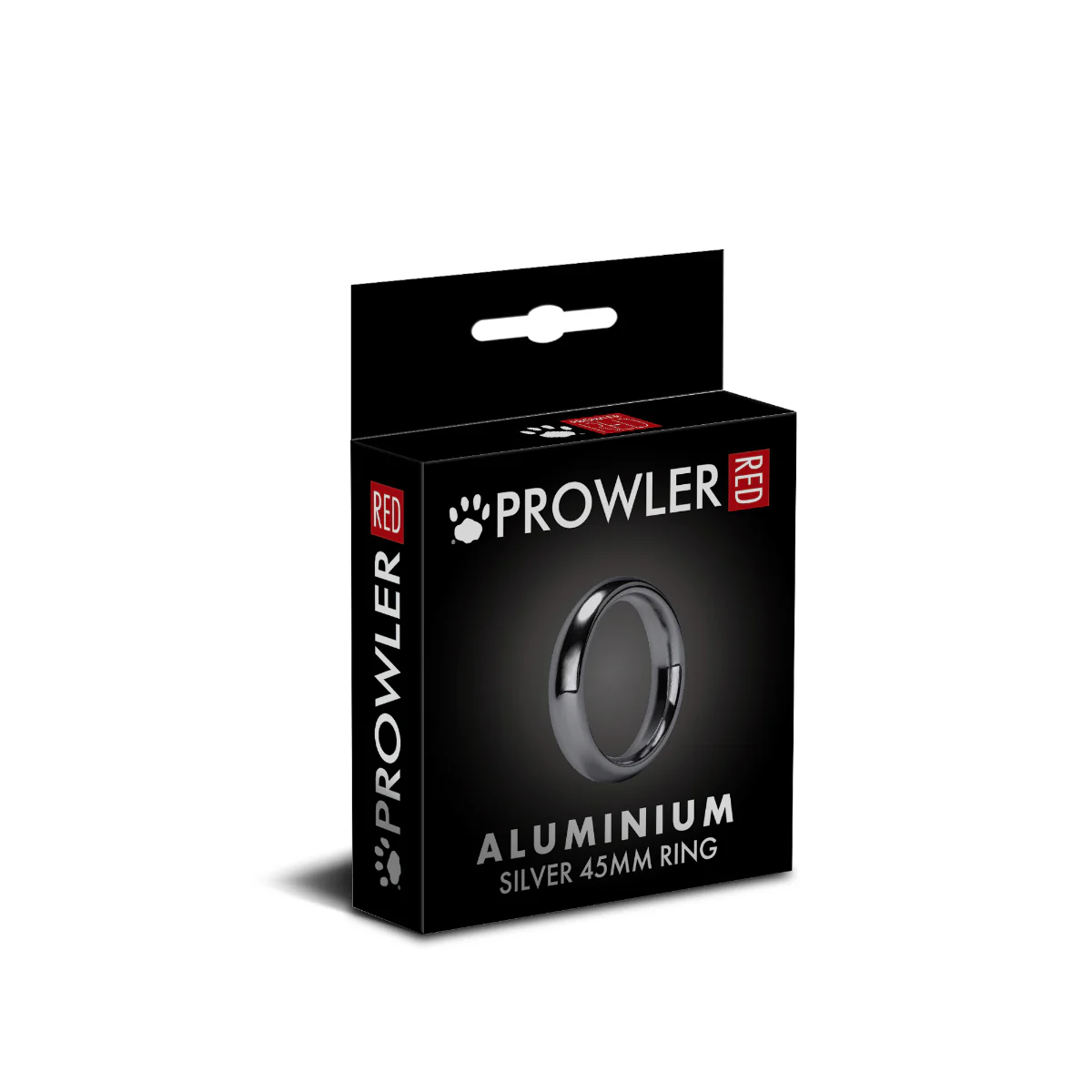 Prowler RED Aluminum Cock Ring 45mm Silver - Image 2