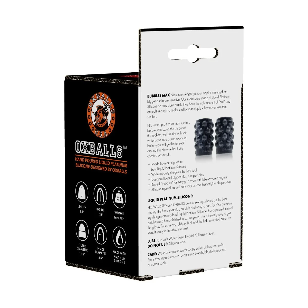 Prowler RED By Oxballs BUBBLES Nipple Suckers Black - Image 4