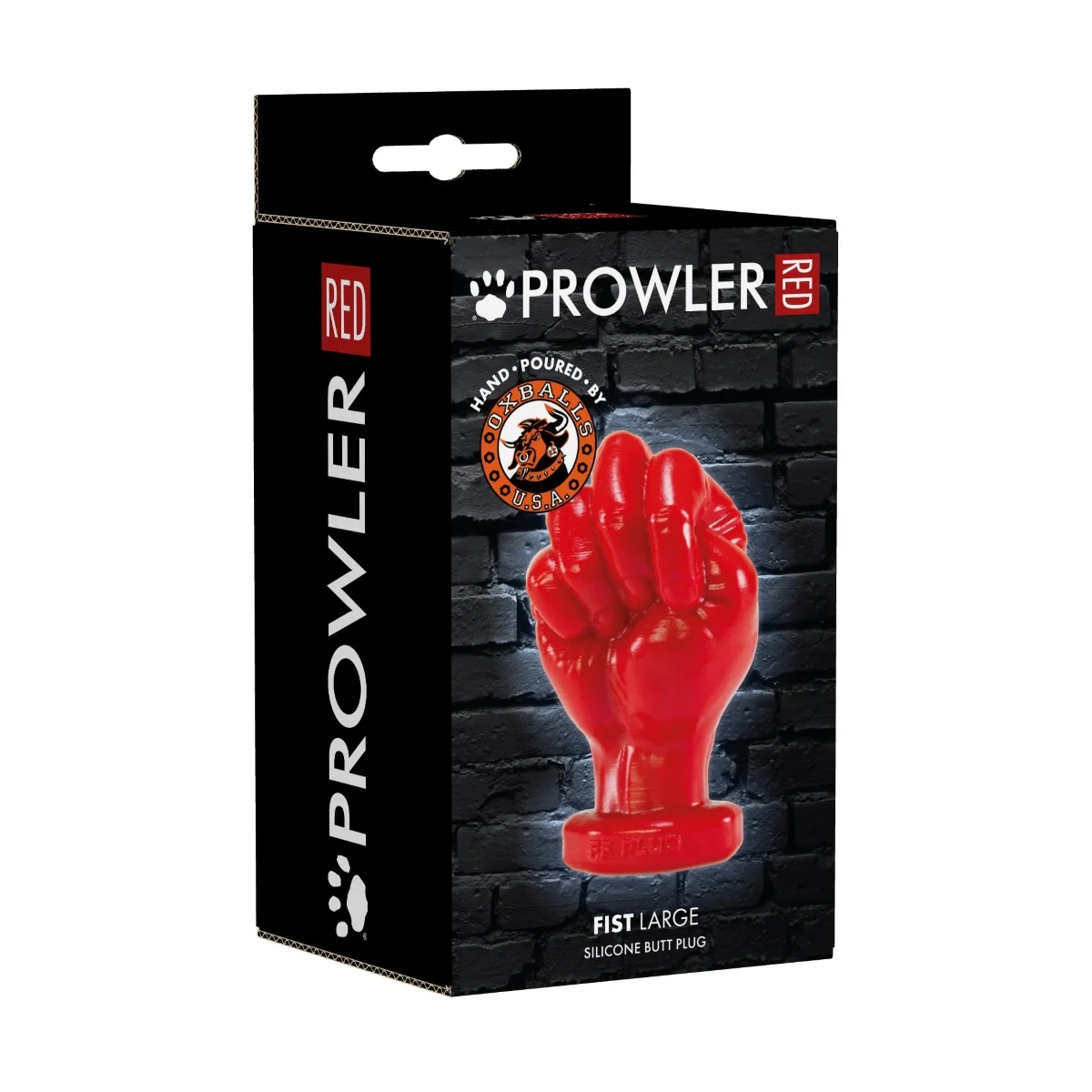 Prowler RED By Oxballs FIST Large Butt Plug Silicone Red - Image 2