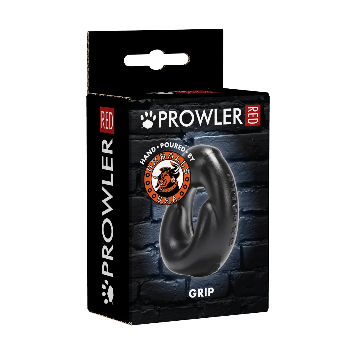 Prowler RED By Oxballs GRIP Cock Ring Black - Image 2