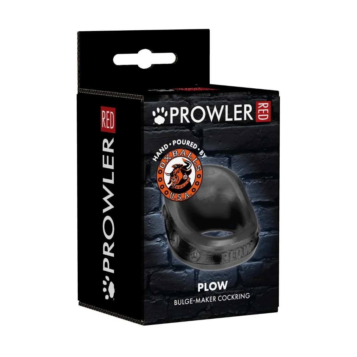 Prowler RED By Oxballs PLOW Cock Ring Black - Image 2