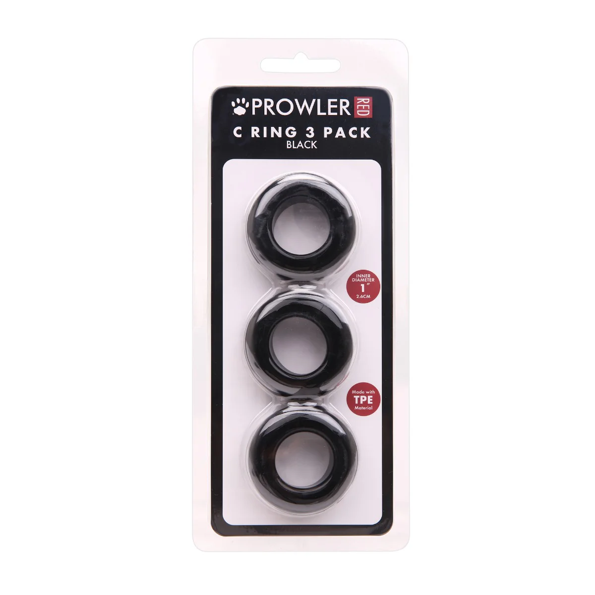 Prowler RED Cock Ring 3 Pack Black - Image 2