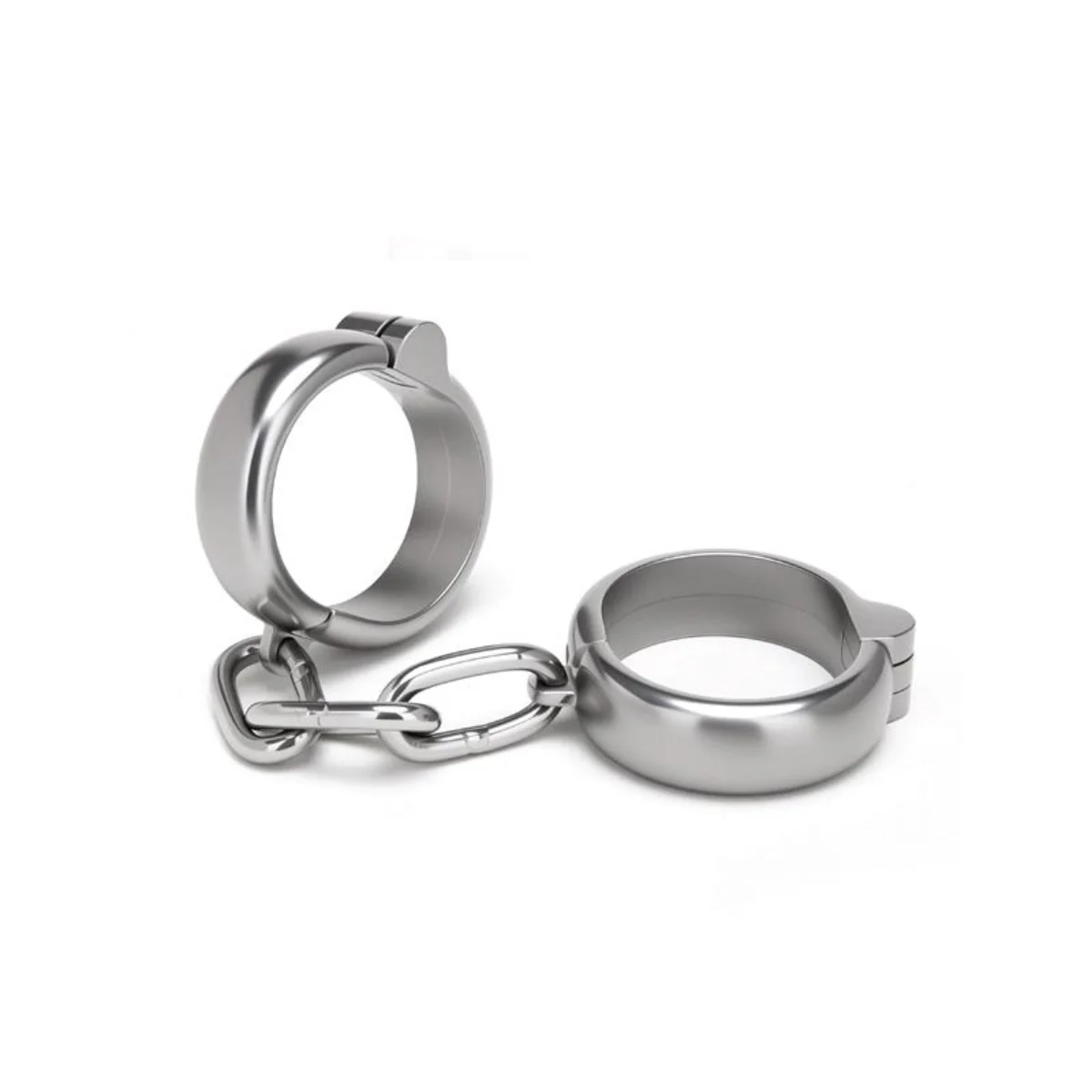 Prowler RED Heavy Duty Hand Cuffs Silver - Image 2