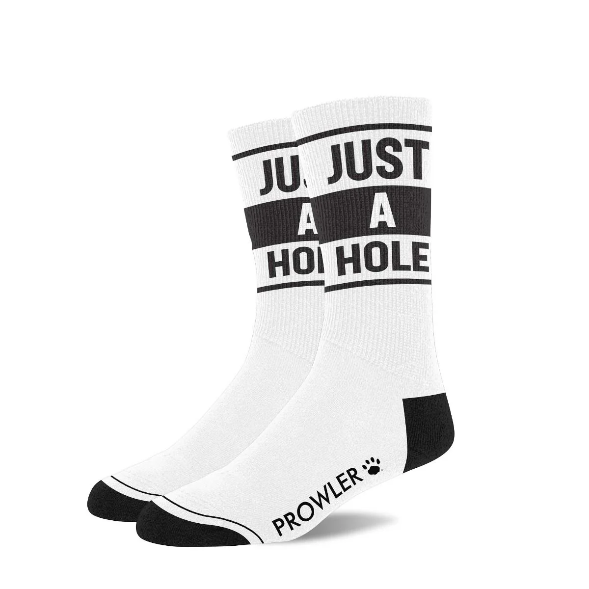 Prowler RED Just A Hole Socks Black White