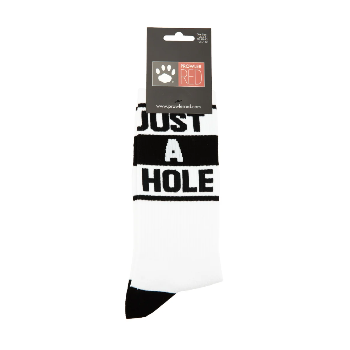 Prowler RED Just A Hole Socks Black White - Image 2