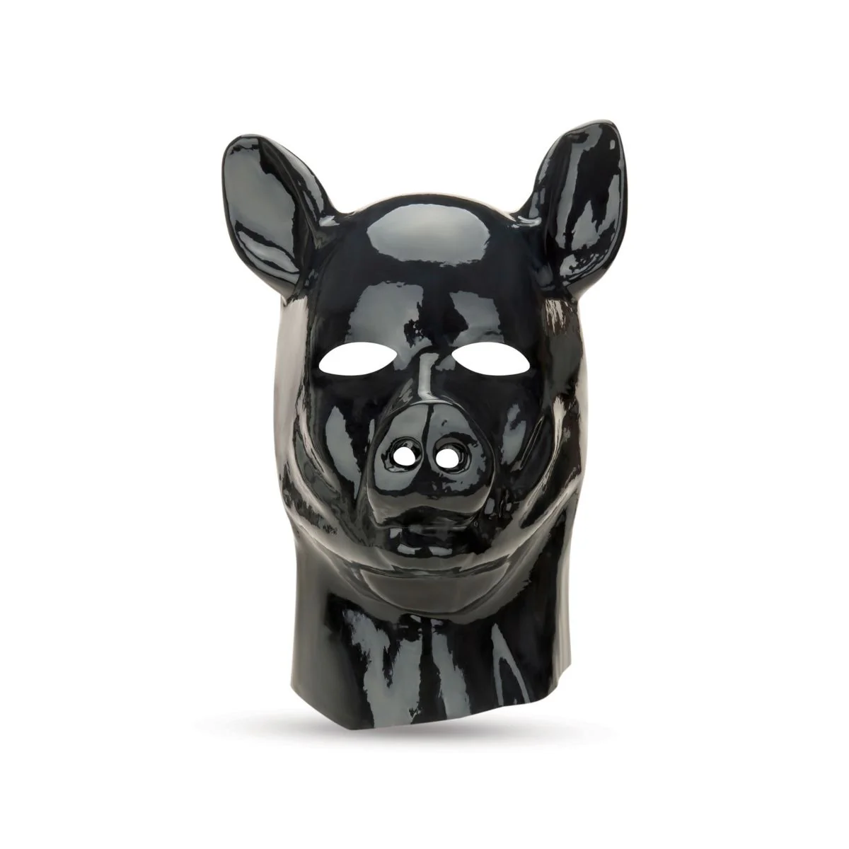 Prowler RED Latex Pig Hood Black - Image 5