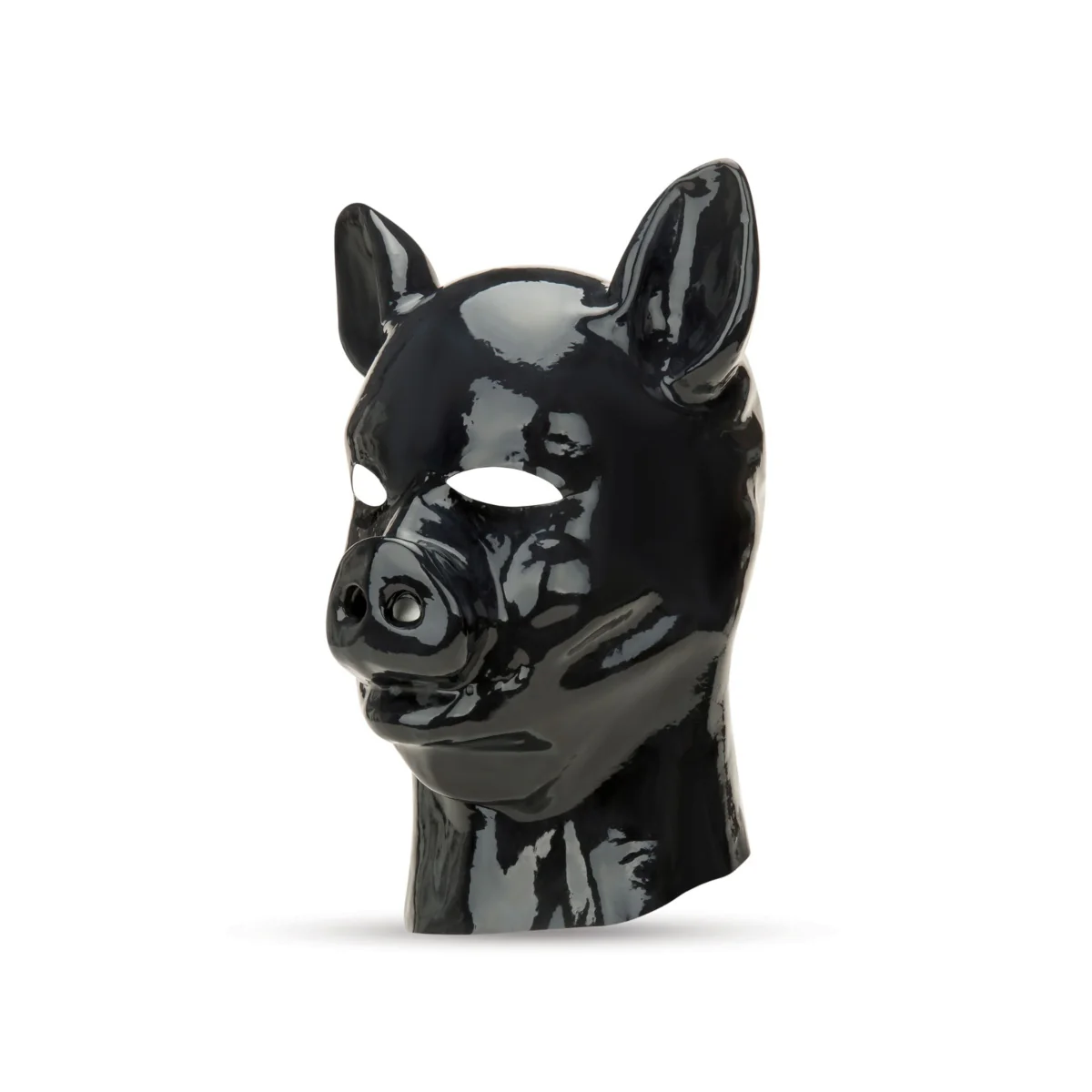 Prowler RED Latex Pig Hood Black - Image 7