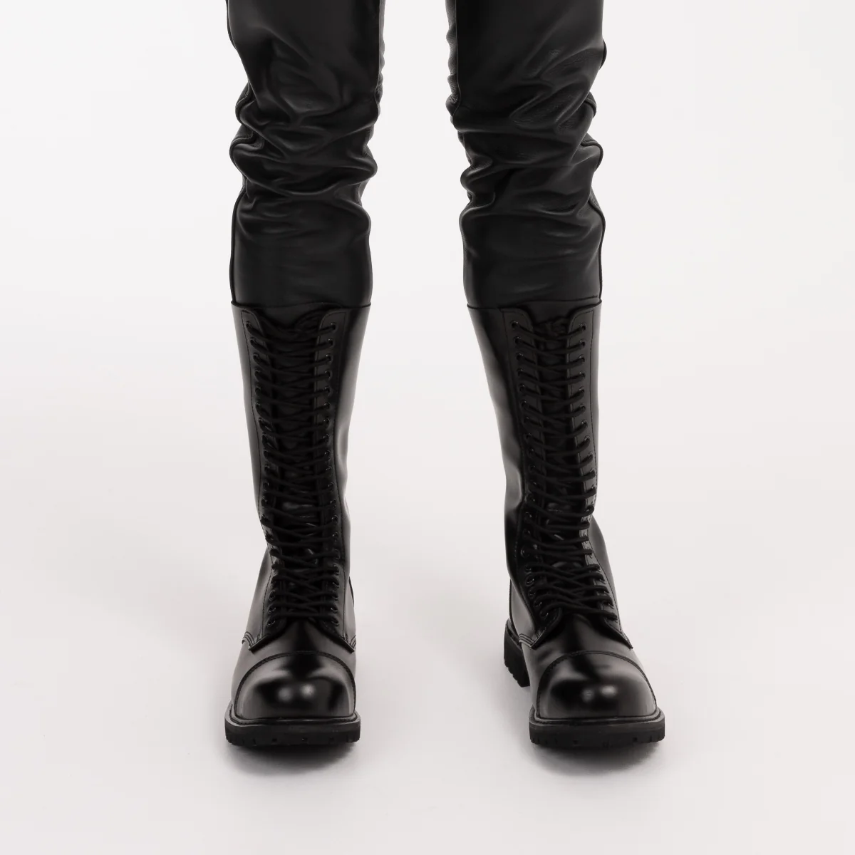 Prowler RED Leather 20 Hole Boots UK Sizes - Image 3