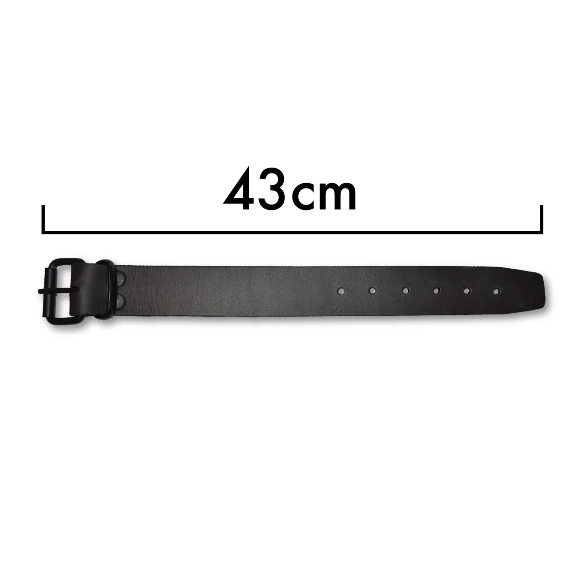 Prowler RED Leather Buckle Bicep Band Black Medium - Image 2