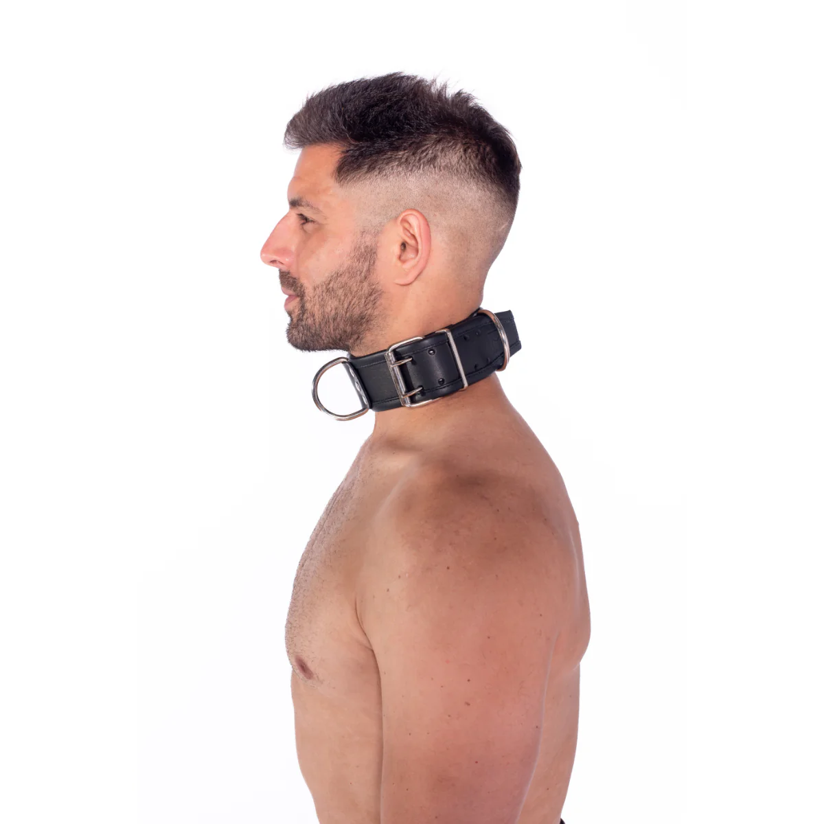 Prowler RED Leather Collar Black - Image 3