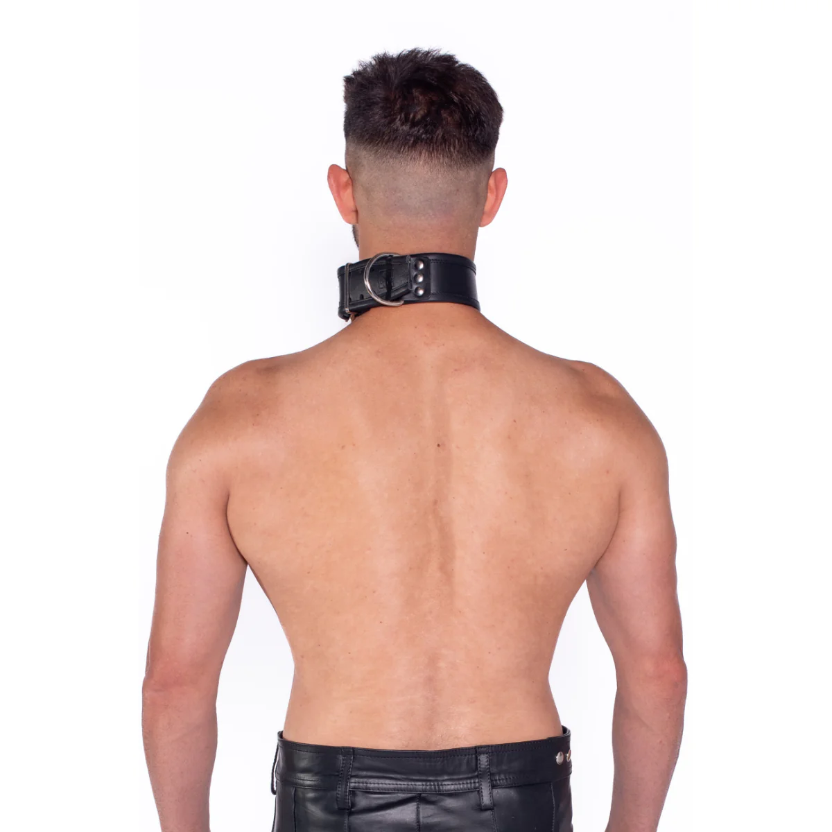 Prowler RED Leather Collar Black - Image 4