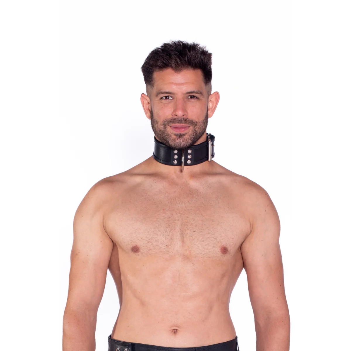 Prowler RED Leather Collar Black - Image 5