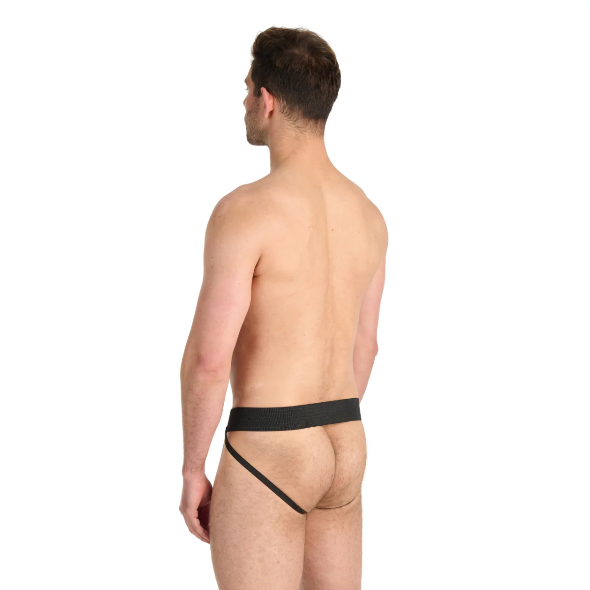 Prowler RED Leather Pouch Jock Strap Black - Image 2