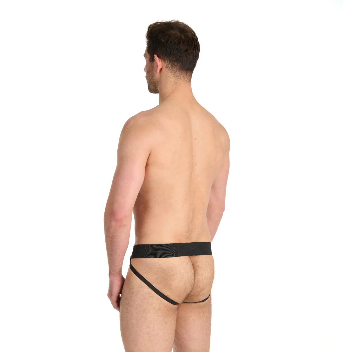 Prowler RED Leather Pouch Jock Strap Black Red - Image 2