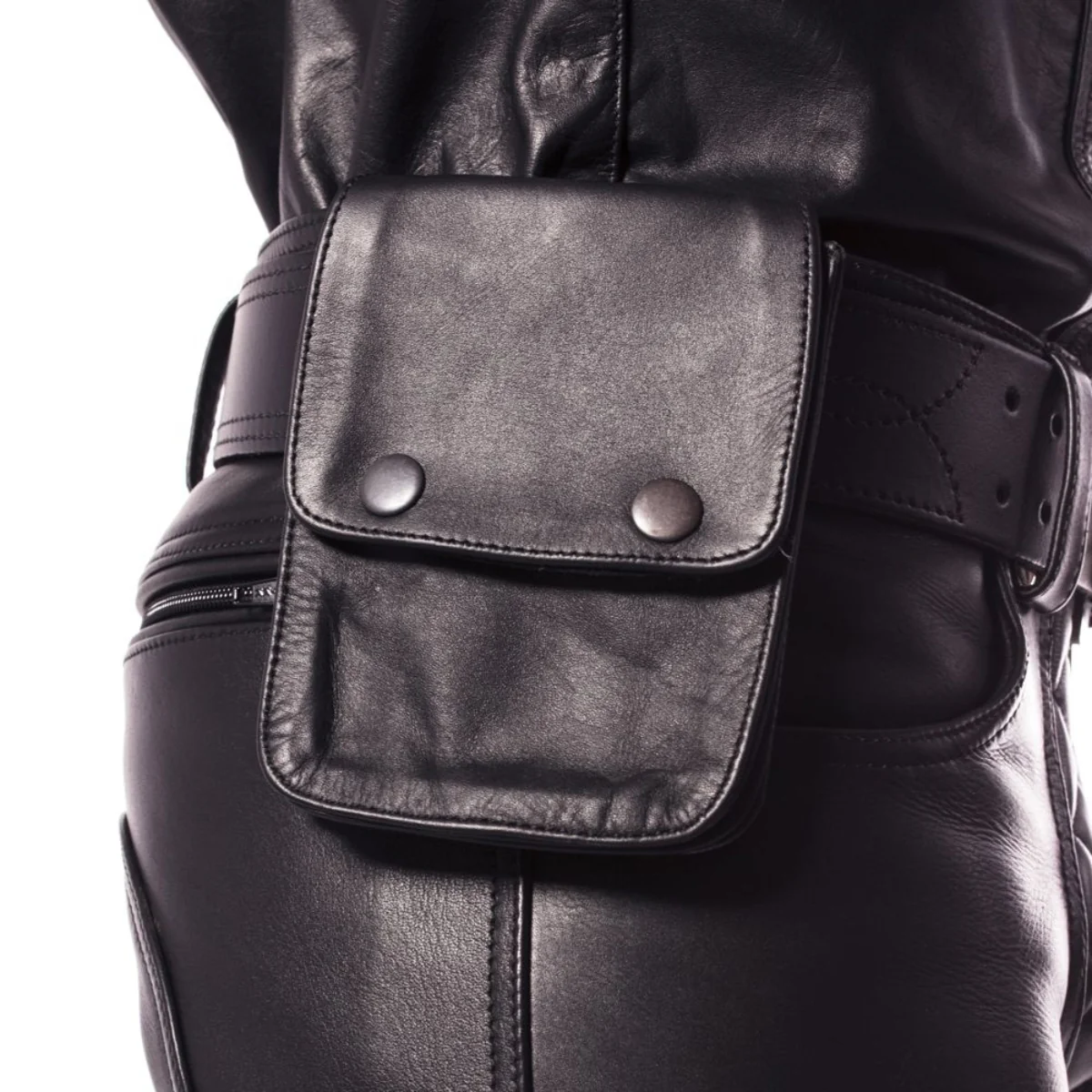 Prowler Red Leather Pouch Wallet Black - Image 3