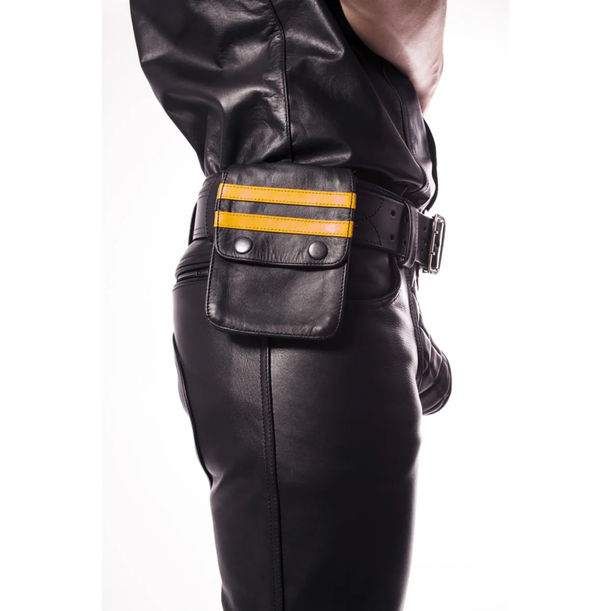Prowler Red Leather Pouch Wallet Black Yellow - Image 3