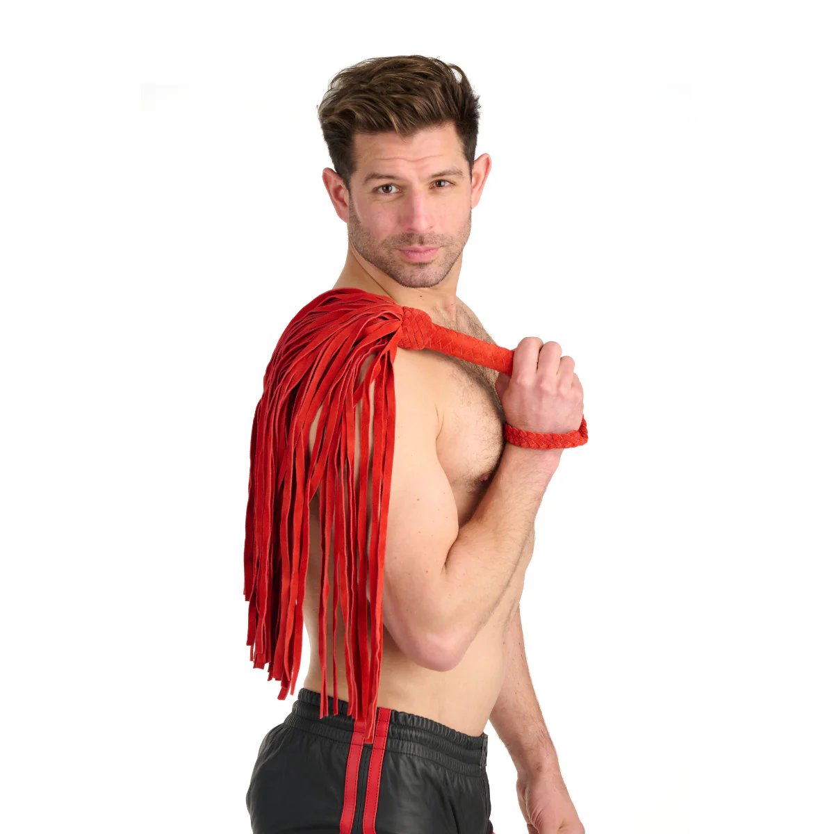 Prowler RED Leather Suede Flogger Red - Image 3