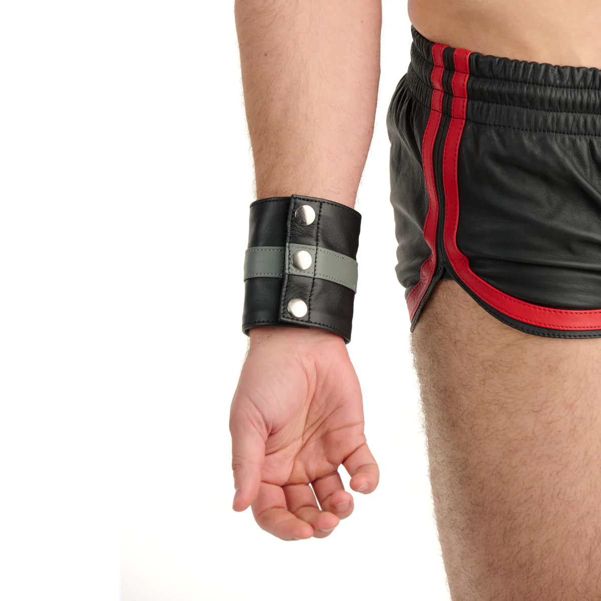 Prowler RED Leather Wrist Wallet Black Grey