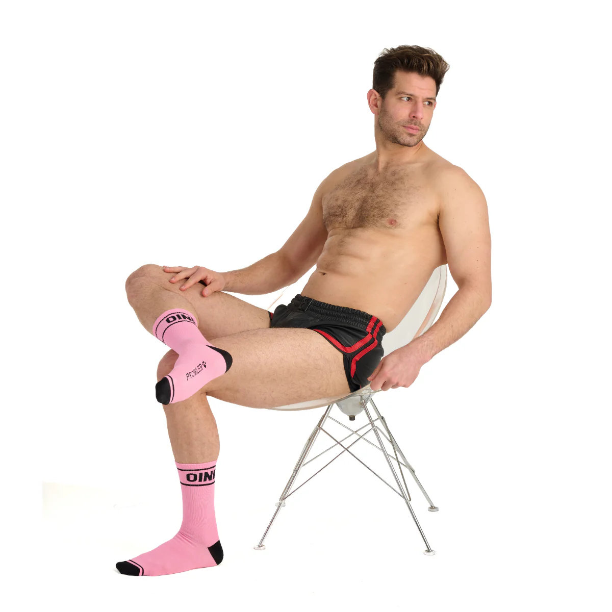 Prowler RED Oink Socks Pink Black - Image 3
