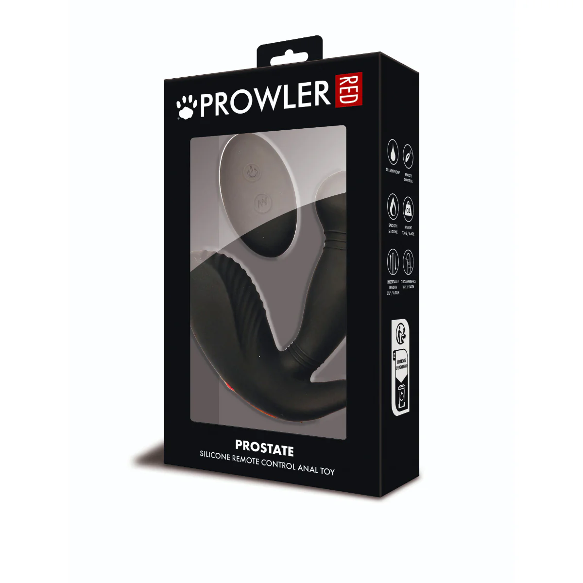Prowler RED Prostate Remote Control Vibrating Prostate Massager Black - Image 2